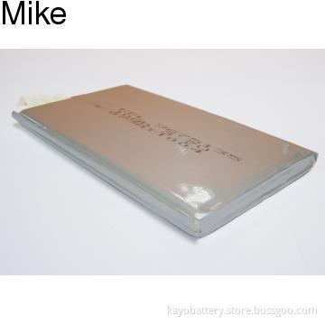 li polymer battery 5000mAh 3.7V, with 8.4 x 66 x 135mm, 120g